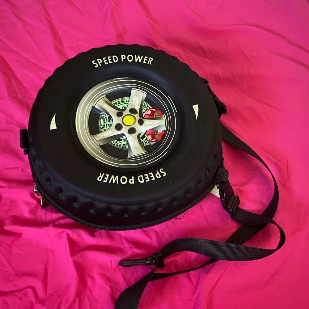tire design satchel bag!